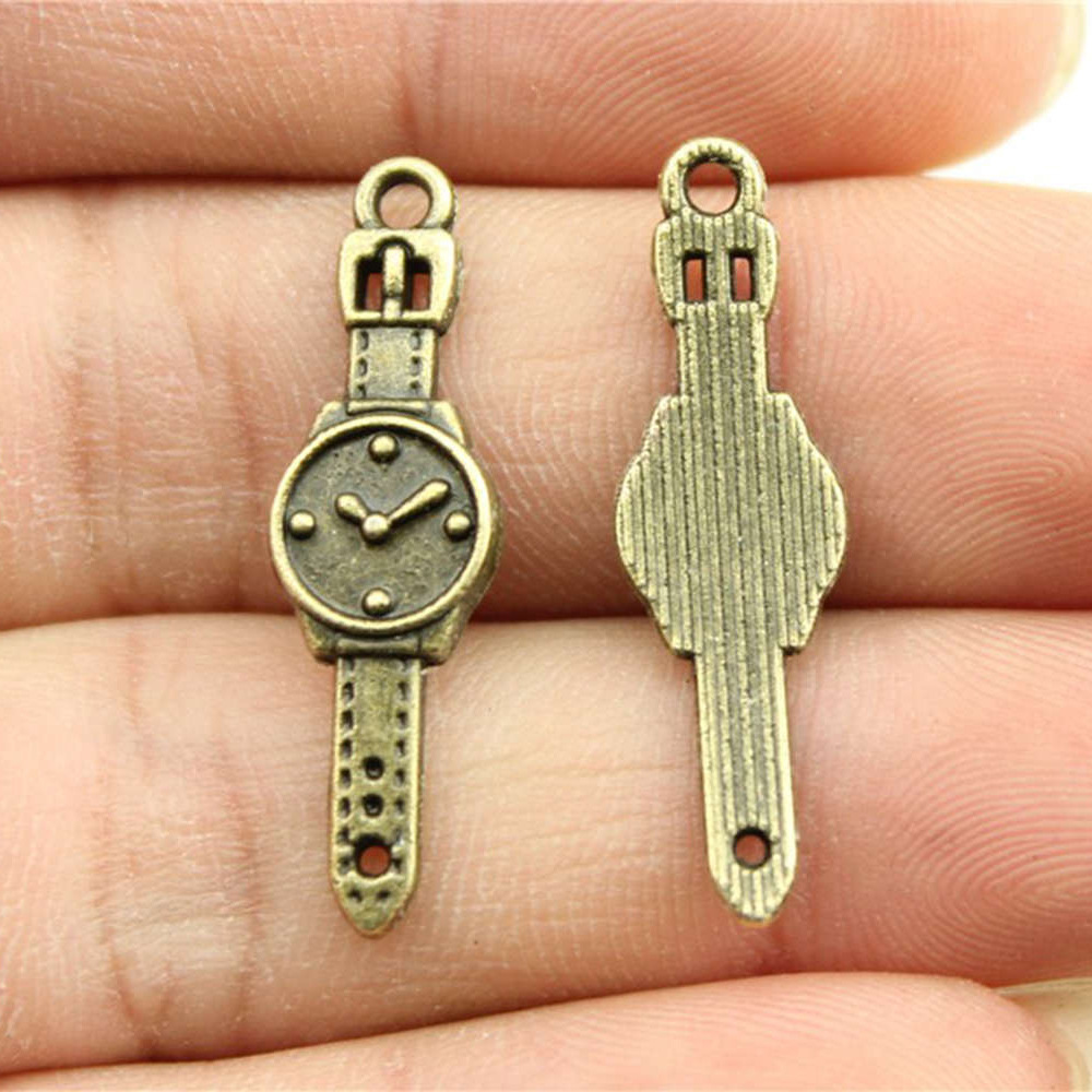 Jewelry Watches Vintage - 10pcs 30x9mm 2 Colors Antique Silver