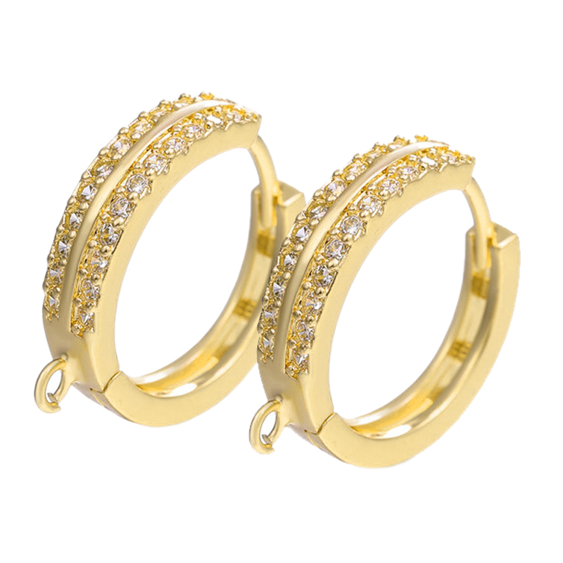 Gold Plated Ring - Juya 2 4Pcs/Lot DIY 18K Gold