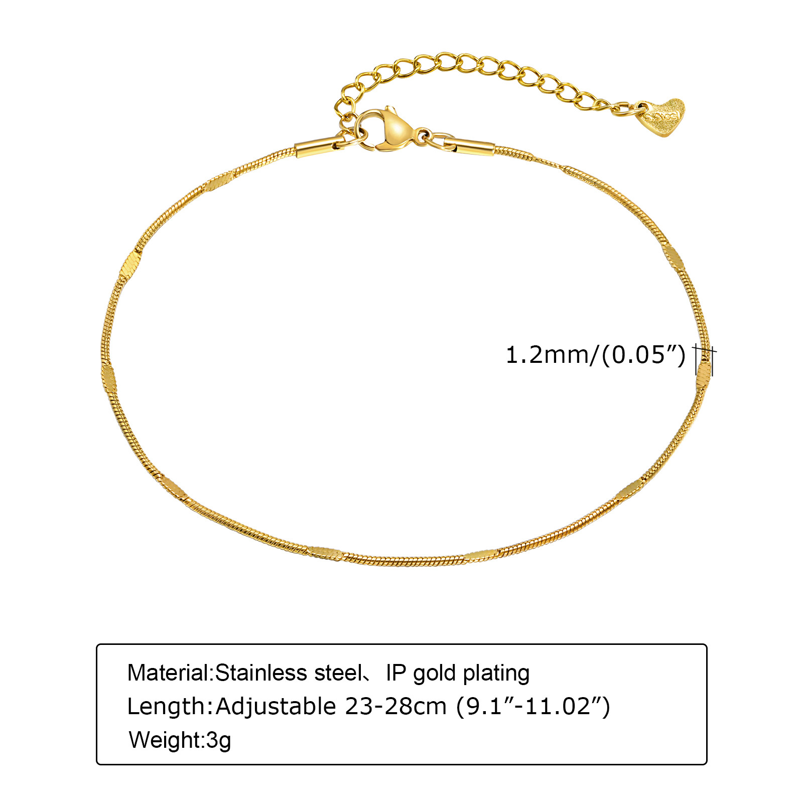 Women's Dainty Squashed Snake  - Jc Jewelry & Watches Reviews 评论和价格
