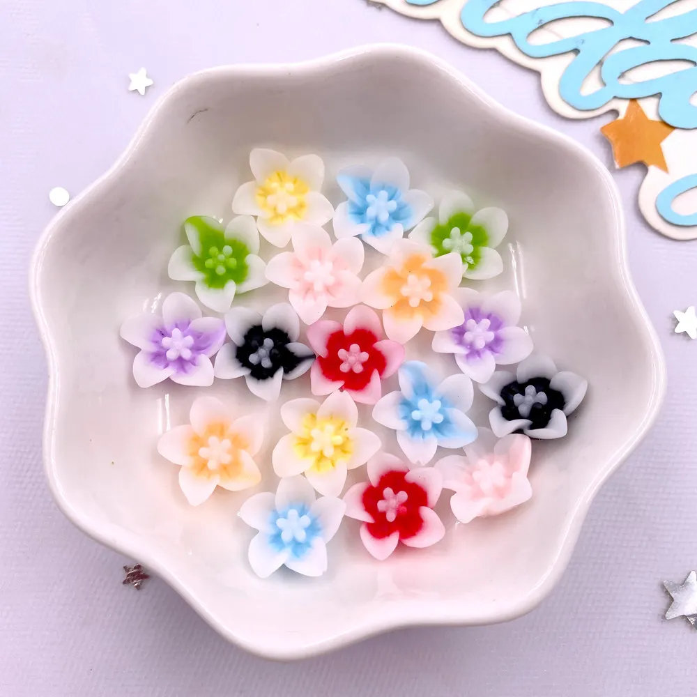 50pcs Resin 13mm Colorful 3D M - Paradise Jewelry & Watches Llc Photos 评论和价格