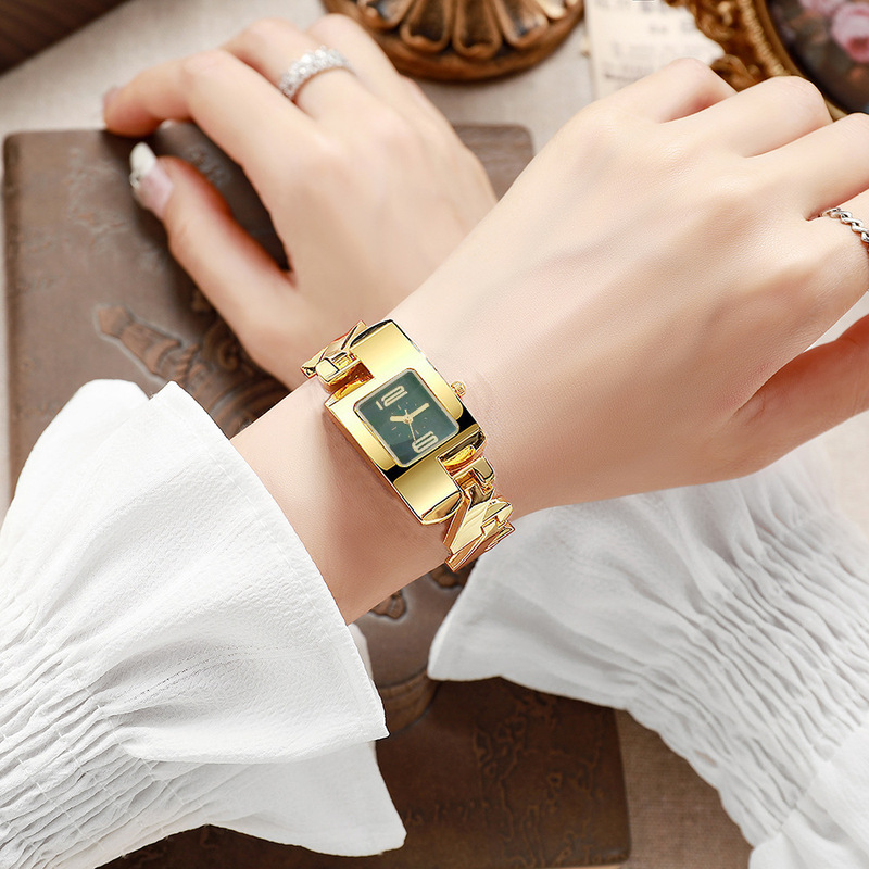 Women Square Quartz Watch Fash - Jewelry Watches Vintage 评论和价格