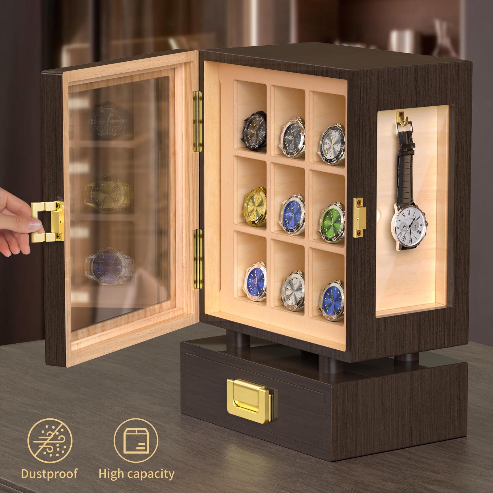 Custom Rectangle Wooden Watch  - Watches & Jewelry Repair Center Photos 评论和价格