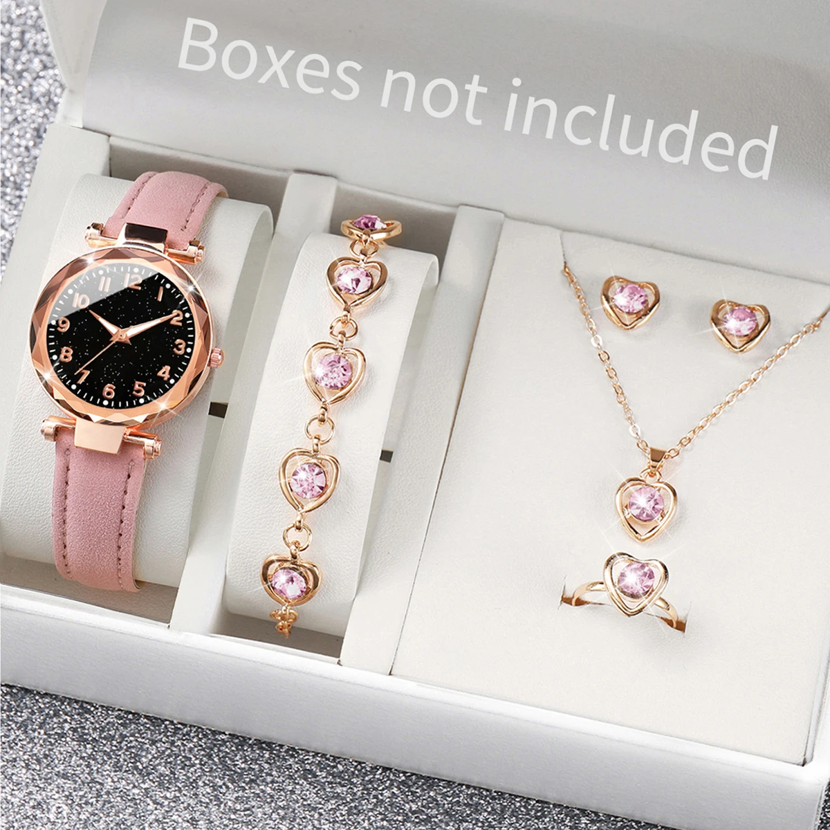 5/6PCS Fashion Women Watches C - Mystery Jewelry Jar Watches 评论和价格