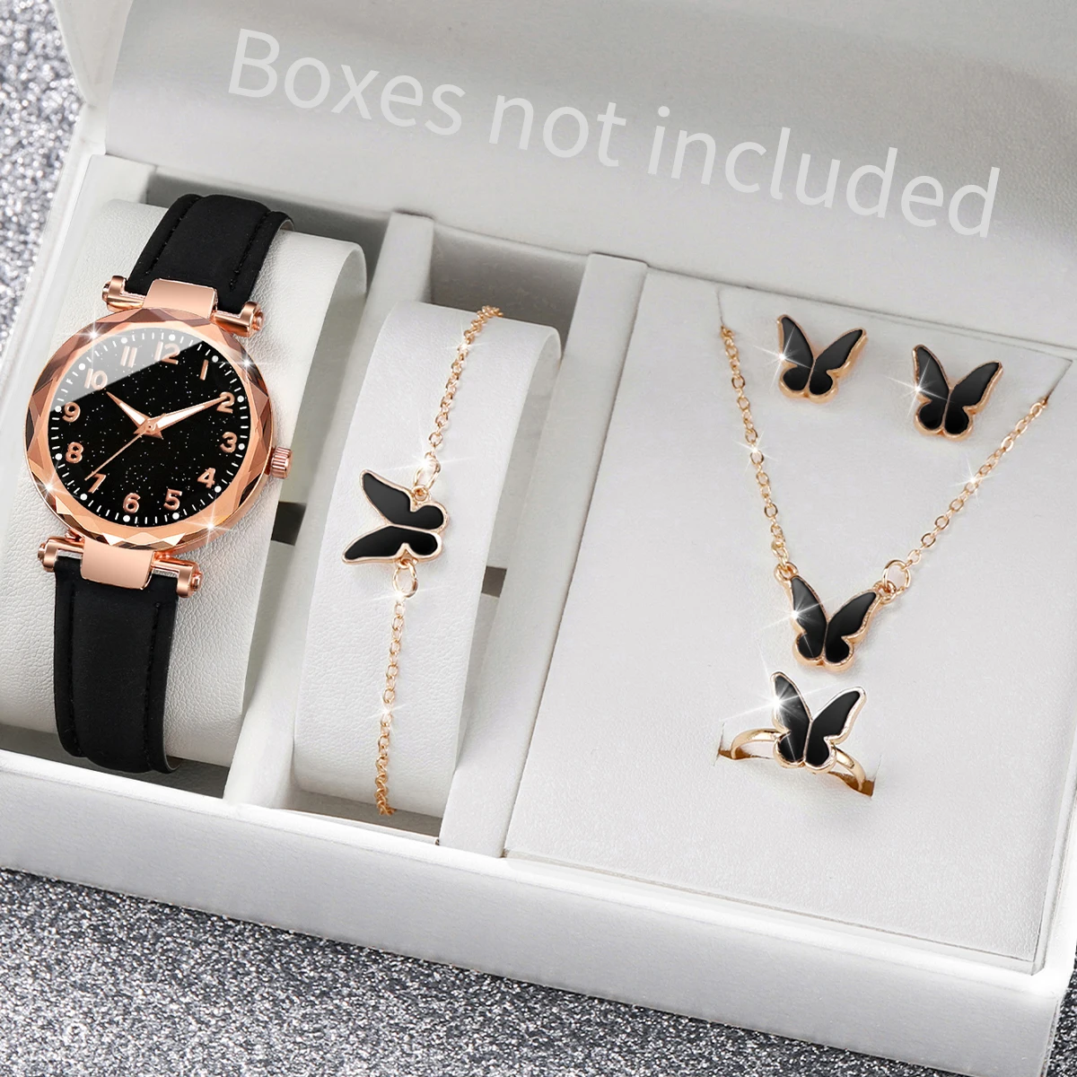 5/6PCS Fashion Women Watches C - Mystery Jewelry Jar Watches 评论和价格