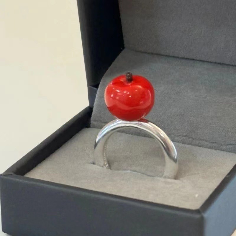Korean Trendy Red Apple Geomet - Eve Jewelry & Watches Distribuidor Oficial Rolex 评论和价格