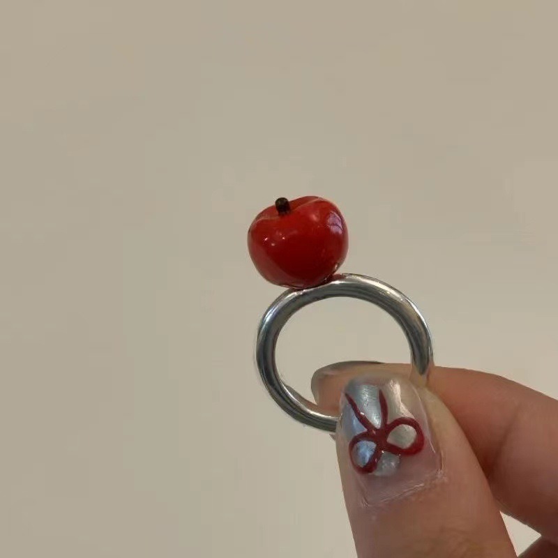 Korean Trendy Red Apple Geomet - Eve Jewelry & Watches Distribuidor Oficial Rolex 评论和价格