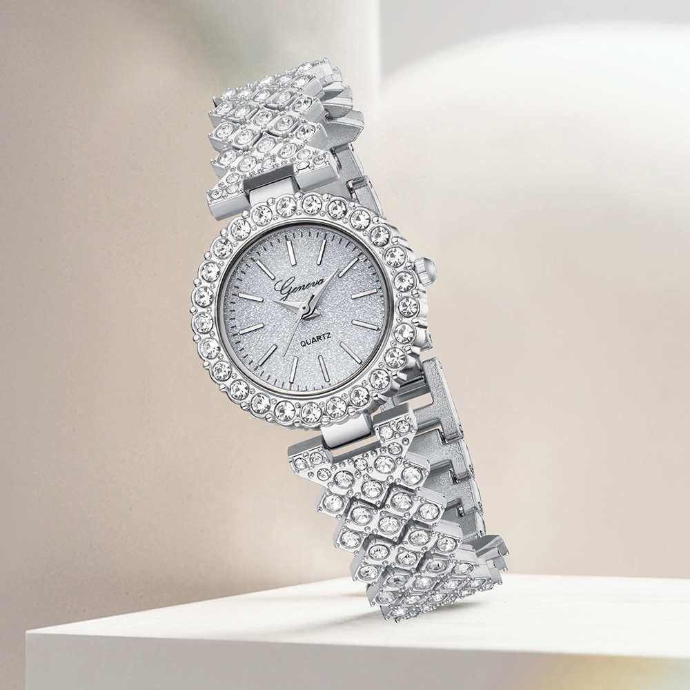 4Pcs/Set Unisex Jewelry Watche - Jewelry Watches Silver 评论和价格