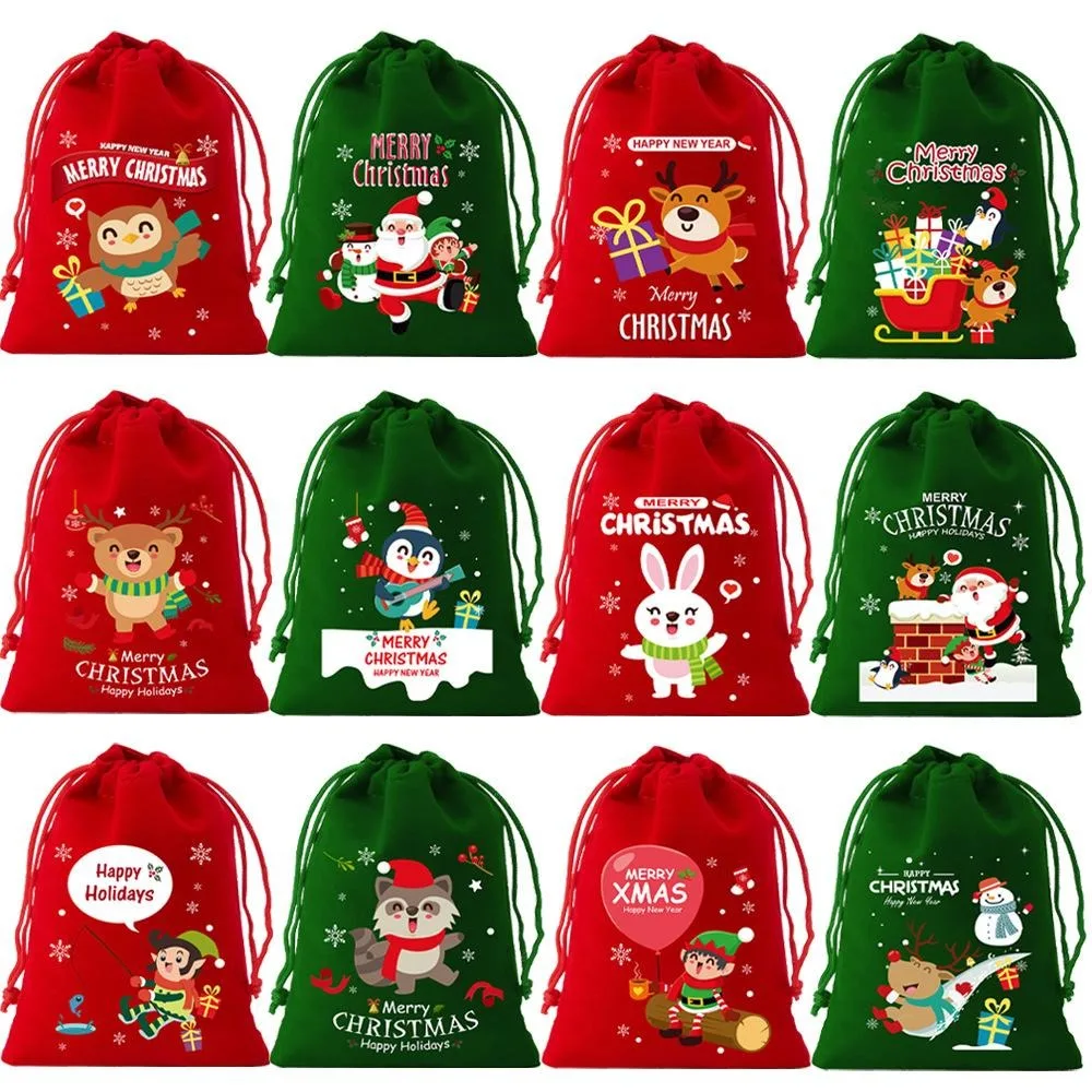 Velvet Xmas Drawstring Pouches - Eve Jewelry & Watches Distribuidor Oficial Rolex 评论和价格