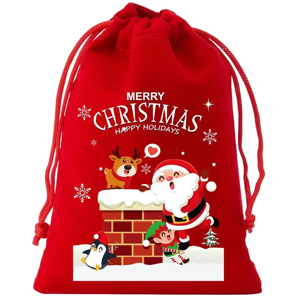 Velvet Xmas Drawstring Pouches - Eve Jewelry & Watches Distribuidor Oficial Rolex 评论和价格