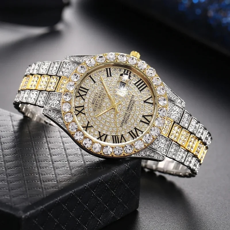 Hot‑Selling Gold Luxury Iced‑O - Mystery Jewelry Jar Watches 评论和价格
