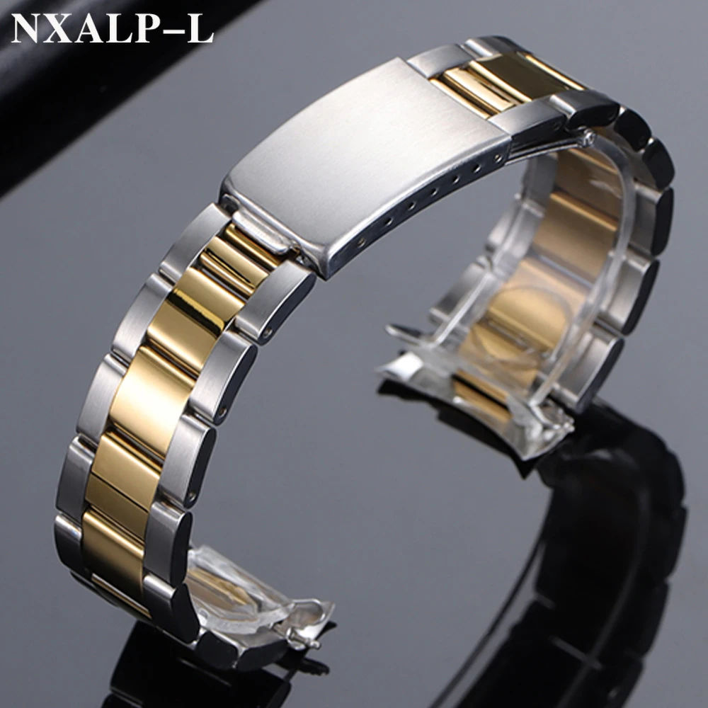 Curved End Watch Band for Oyst - Jewelry Rolex Watches 评论和价格
