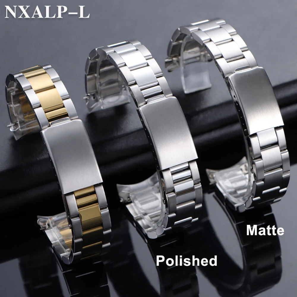 Curved End Watch Band for Oyst - Jewelry Rolex Watches 评论和价格