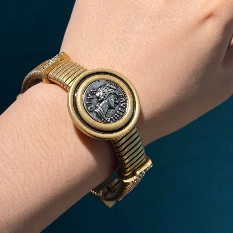 Antique Gold Plated Bangle Nat - Stones Watches & Jewelry In Sweden Ab 评论和价格