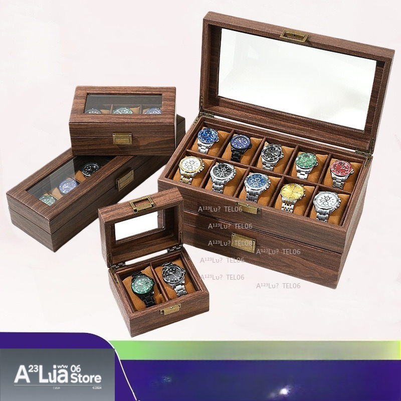 Vintage Wood Grain PU Leather  - Jewelry Watches Vintage 评论和价格