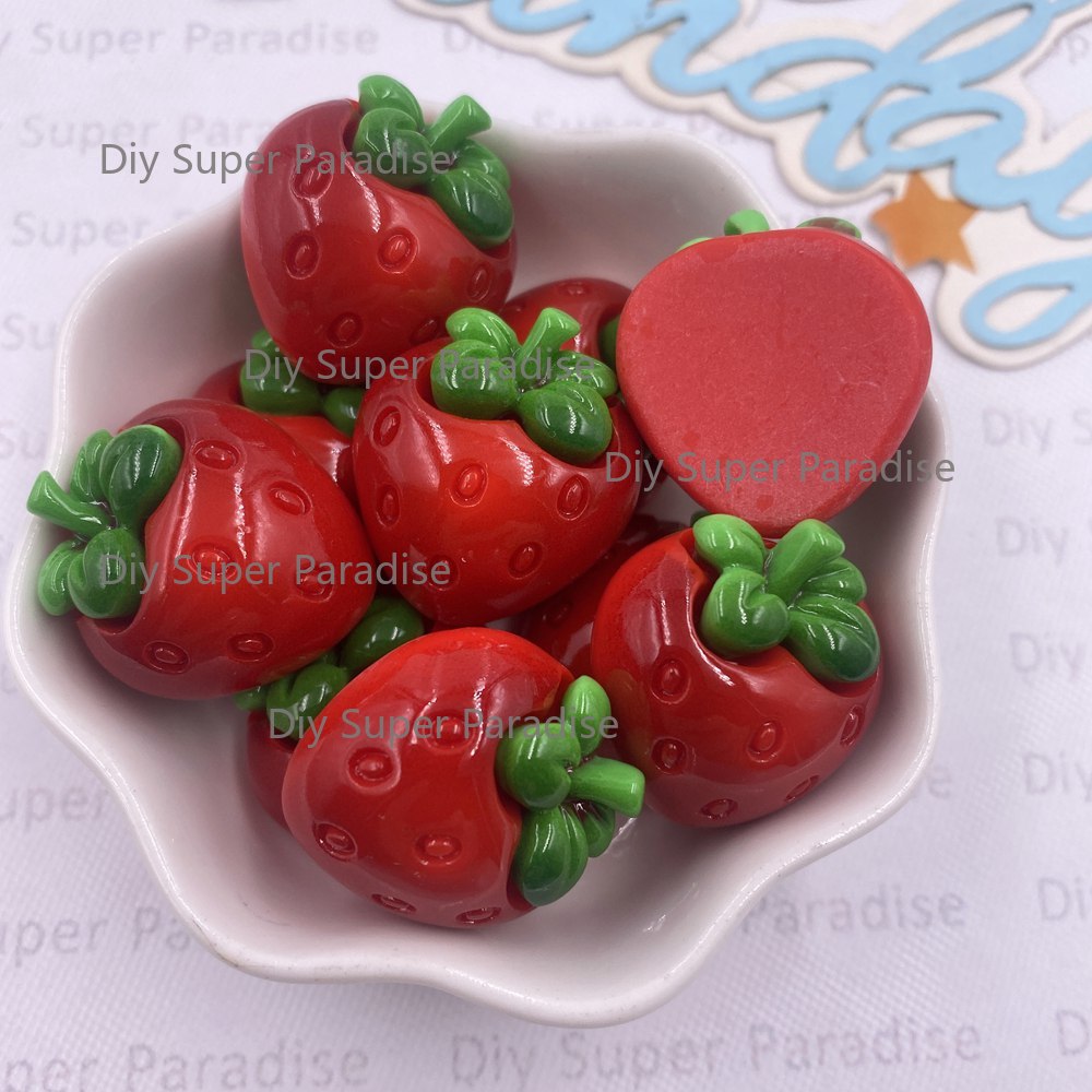 8PCS Resin Kawaii Colorful Red - Paradise Jewelry & Watches Llc Photos 评论和价格