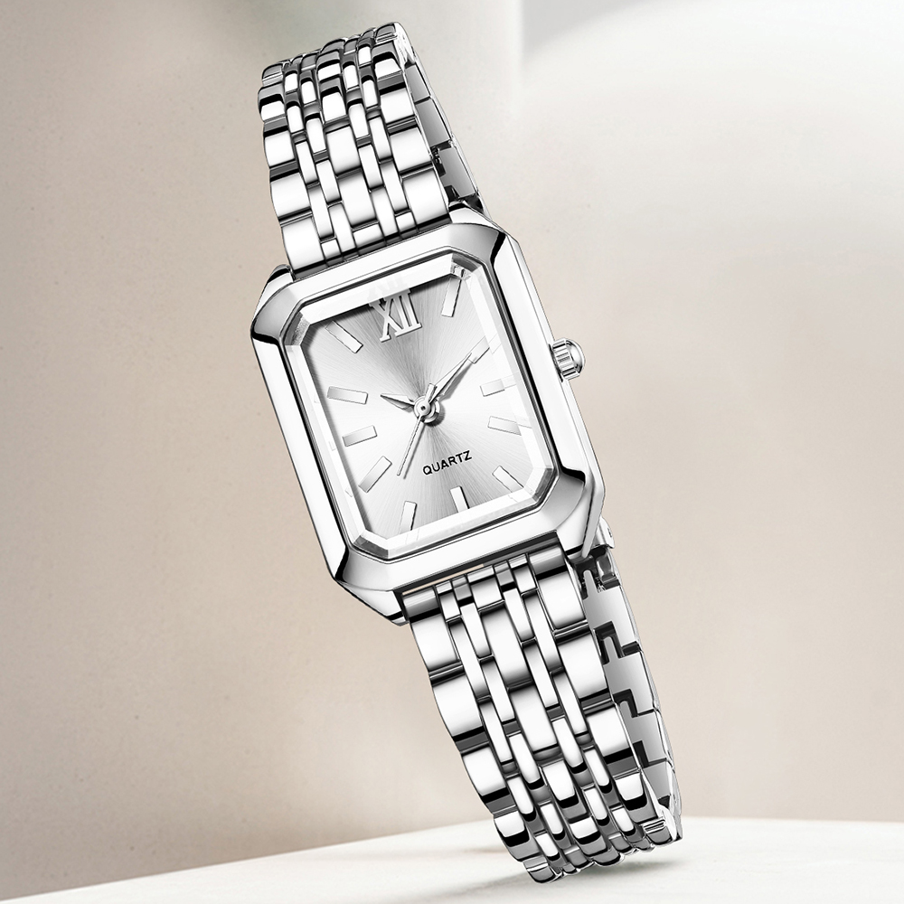 1Pc Unisex Jewelry Watch Women - Jewelry Watches Silver 评论和价格