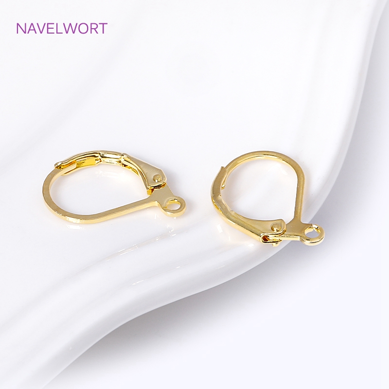Fashion French Earring Lever-B - Gold Plated Ring 评论和价格
