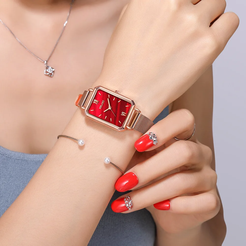 Reloj Mujer Kol Saati New Wome - Jewelry Watches Silver 评论和价格