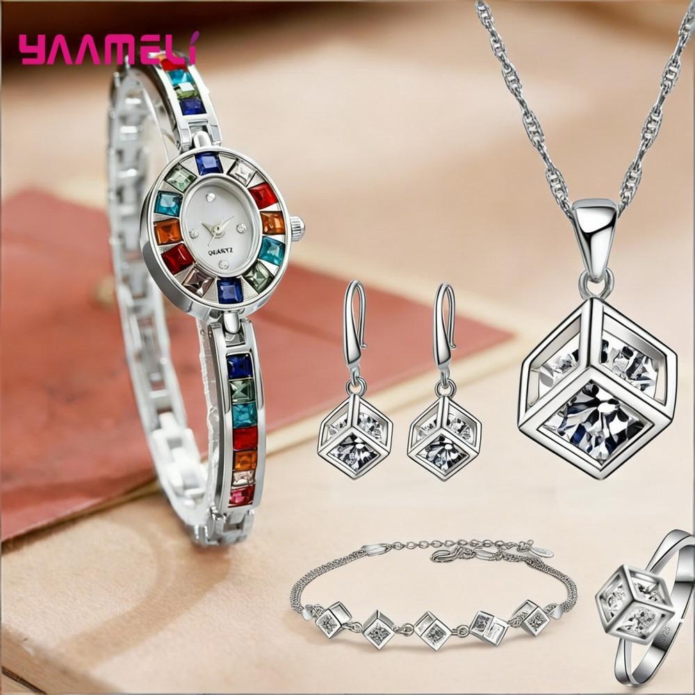 Luxuriou 925 Sterling Silver G - Best Jewelry Watches For Women 评论和价格