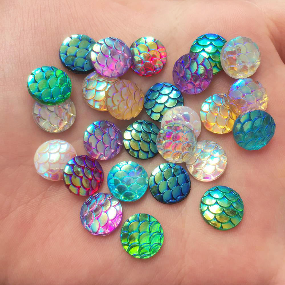Shiny 100Pcs AB Resin 10mm Rou - Paradise Jewelry & Watches Llc Photos 评论和价格
