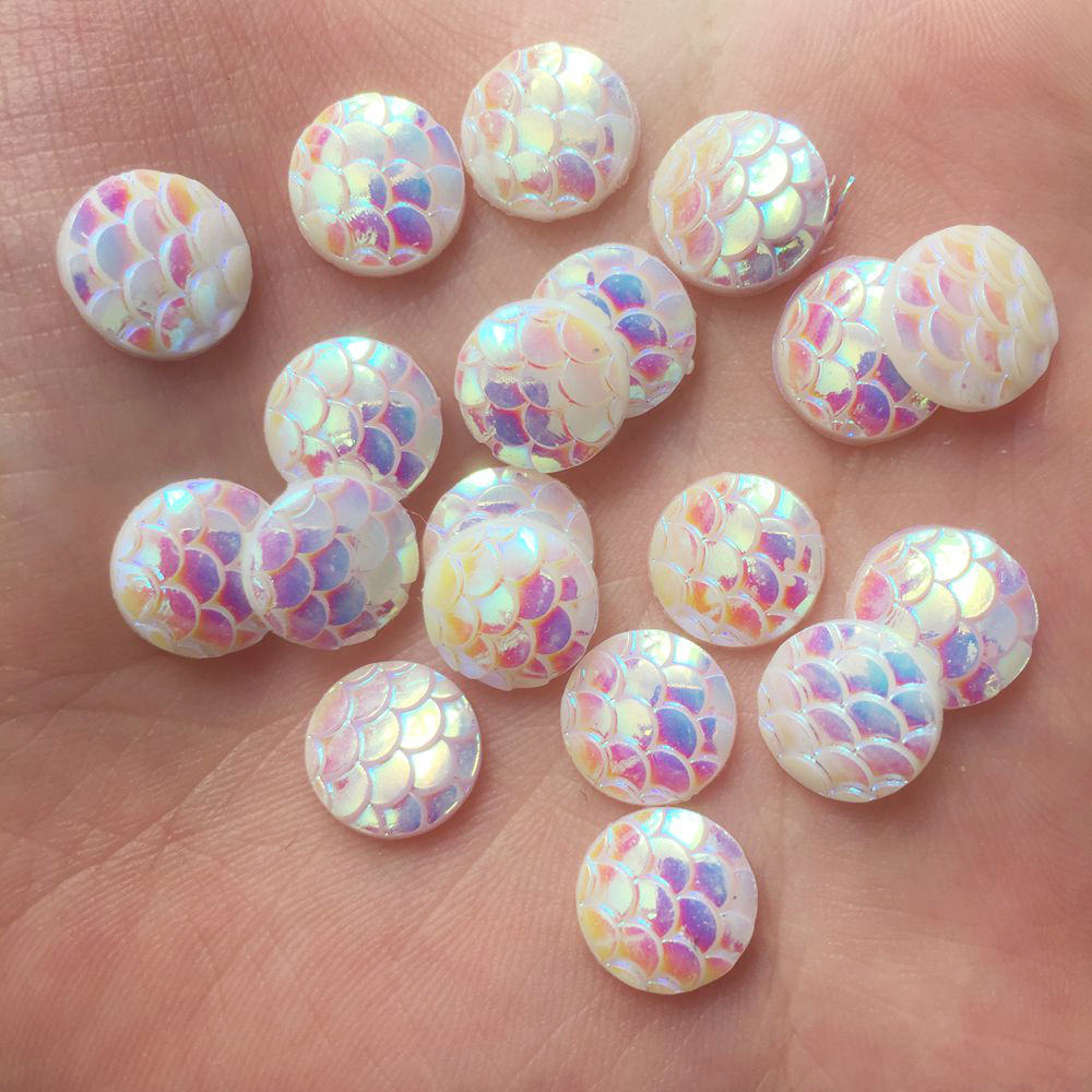 Shiny 100Pcs AB Resin 10mm Rou - Paradise Jewelry & Watches Llc Photos 评论和价格