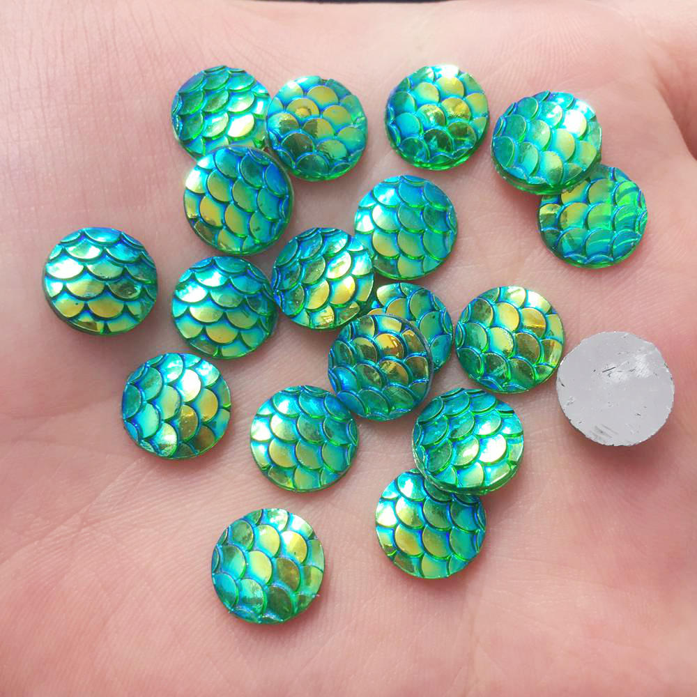 Shiny 100Pcs AB Resin 10mm Rou - Paradise Jewelry & Watches Llc Photos 评论和价格