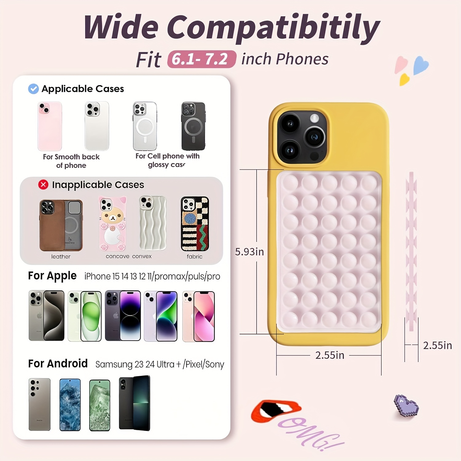 2pcs Double-Sided Silicone Suc - Watches & Jewelry Repair Center Photos 评论和价格